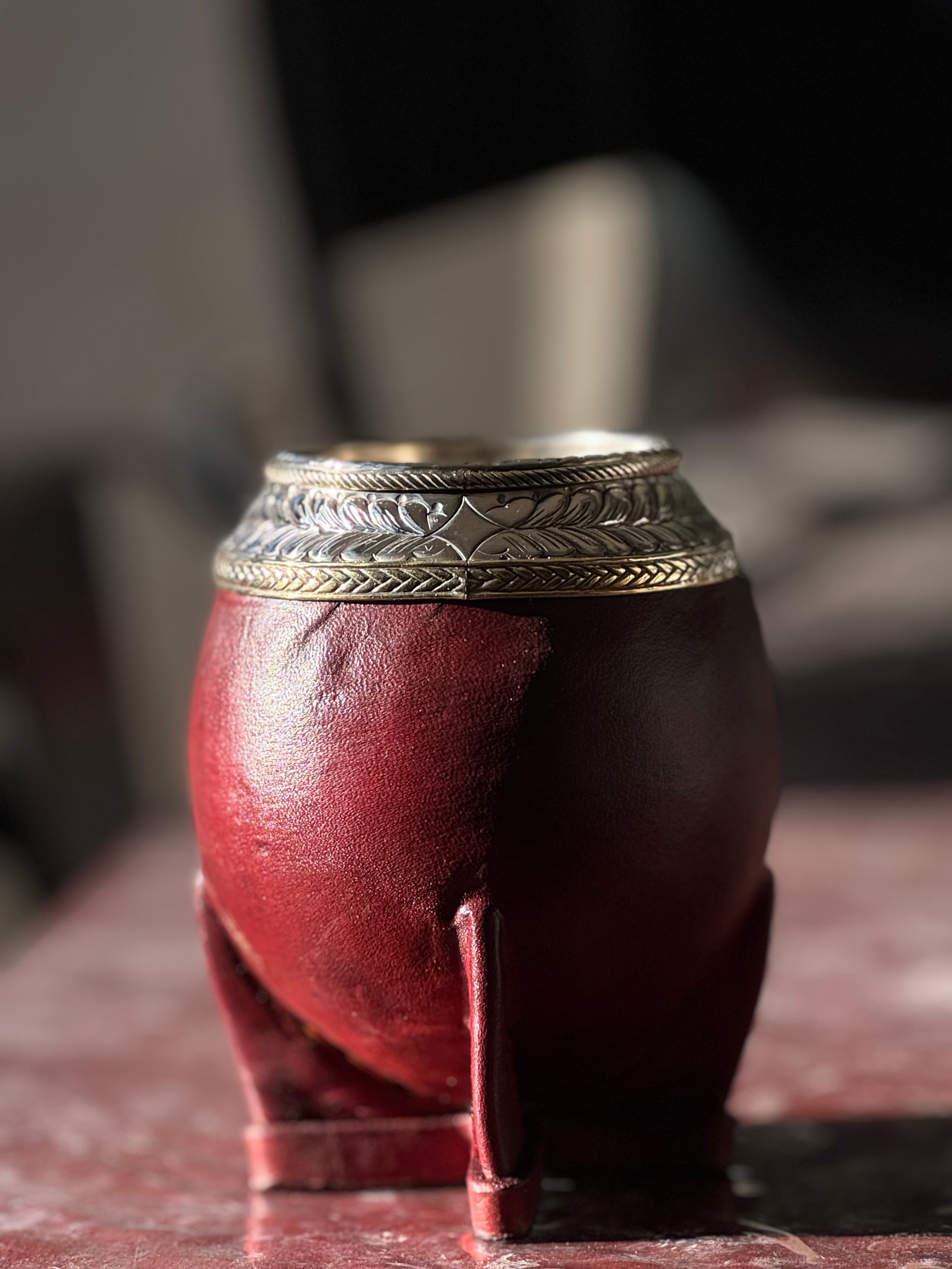 Mate torpedo doble caña de bronce