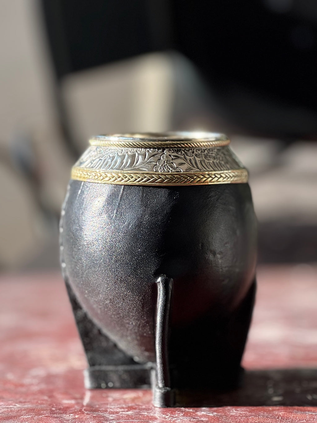 Mate torpedo doble caña de bronce