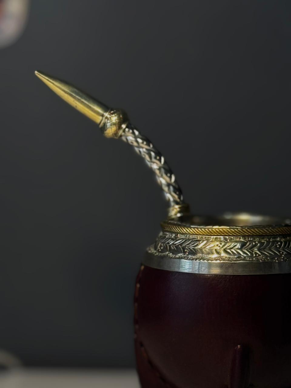 Combo Torpedo Cincelado + Bombillón de Alpaca