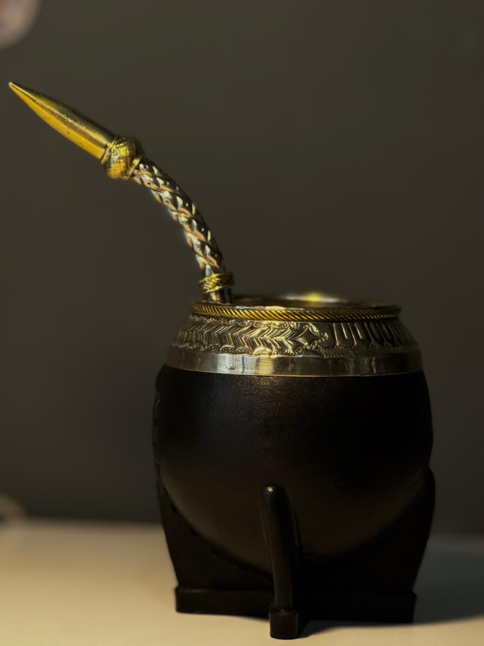 Combo Torpedo Cincelado + Bombillón de Alpaca