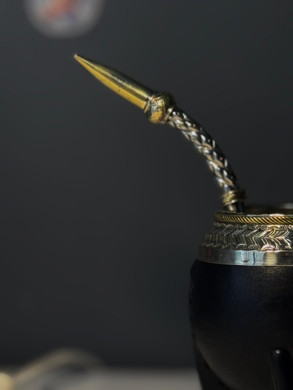 Combo Torpedo Cincelado + Bombillón de Alpaca